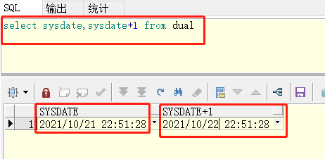 sysdate