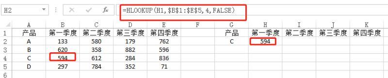 hlookup