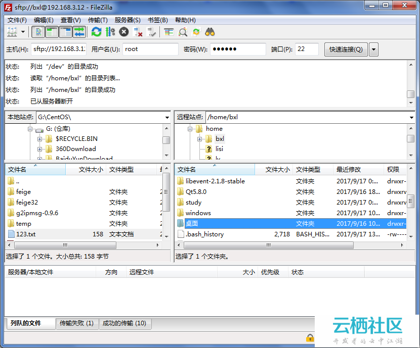 ssh传输文件
