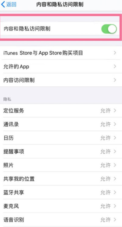 访问限制