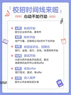 秋招时间