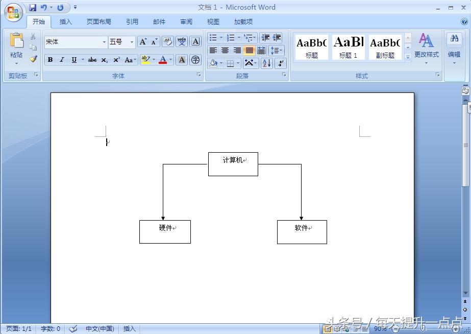 word流程图