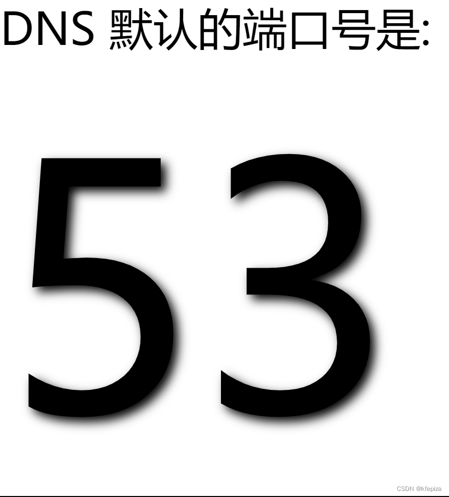 dns端口号