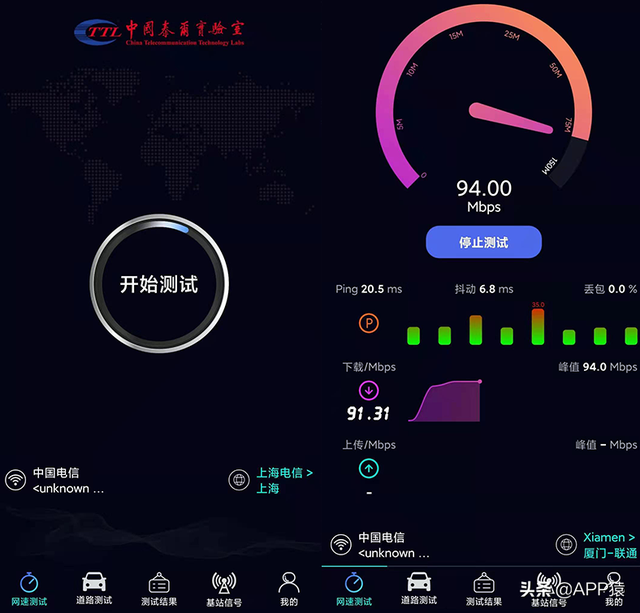 中国电信宽带测速