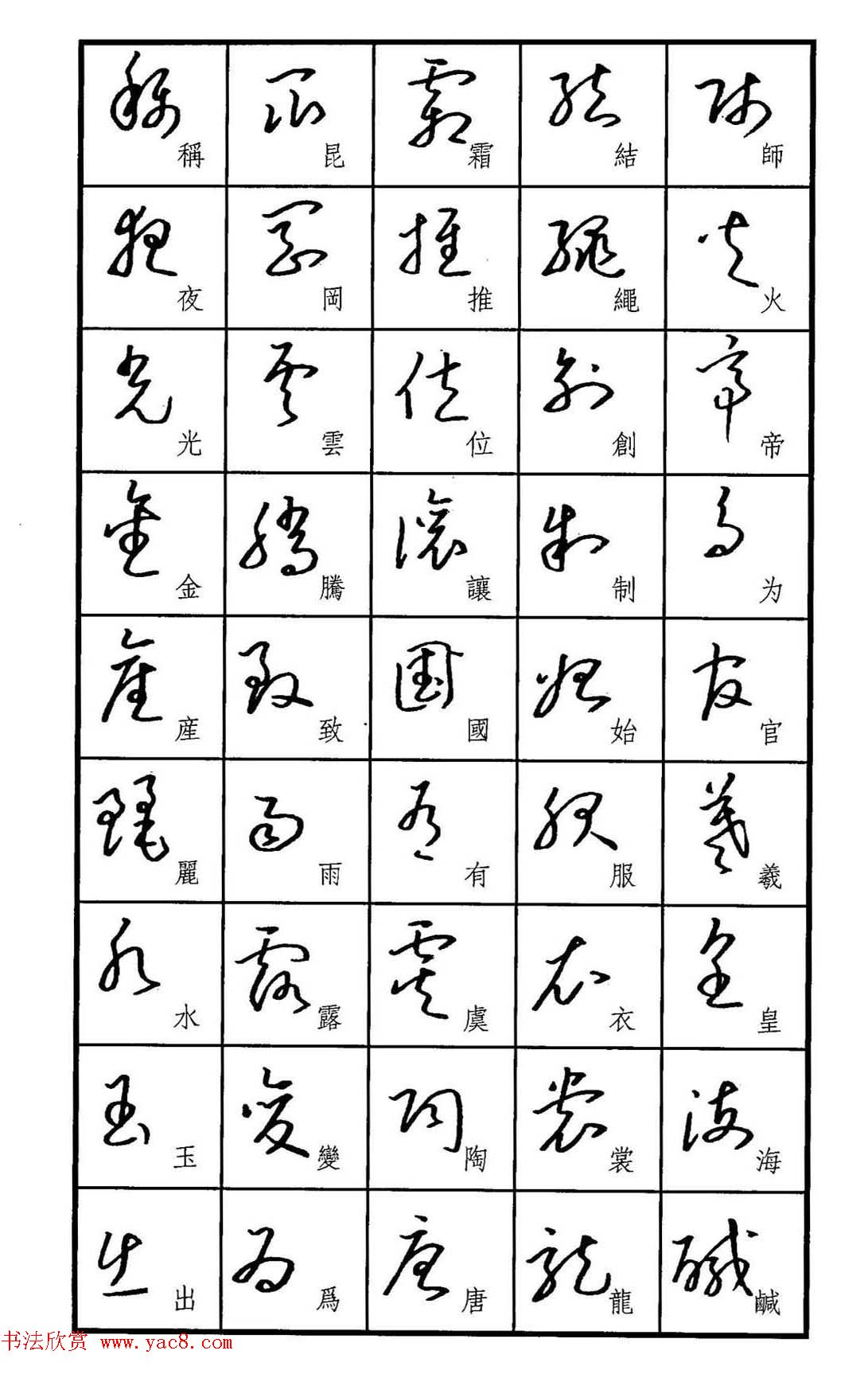 草书识别