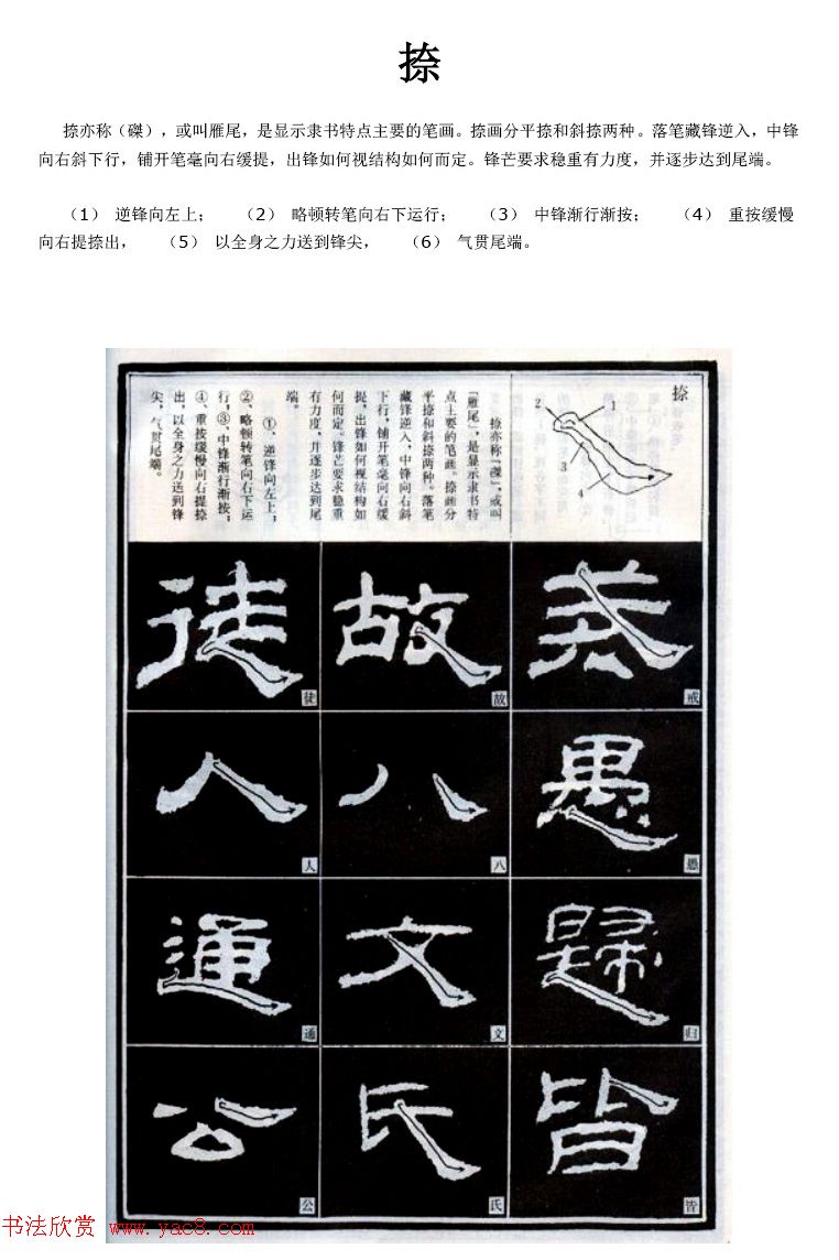 习字偏旁