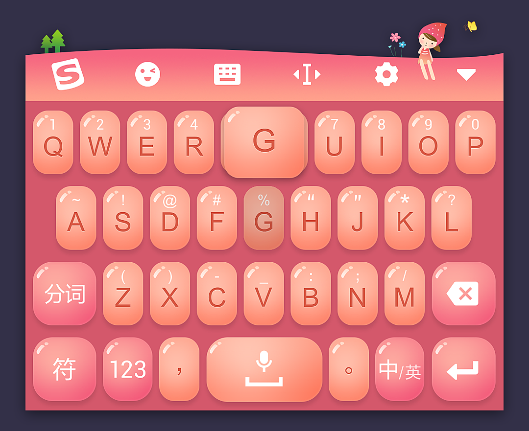 手机键盘皮肤