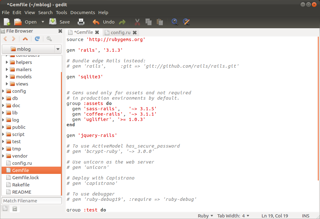 gedit