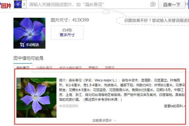 百度识图以图搜图