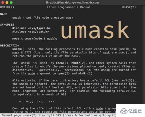 umask