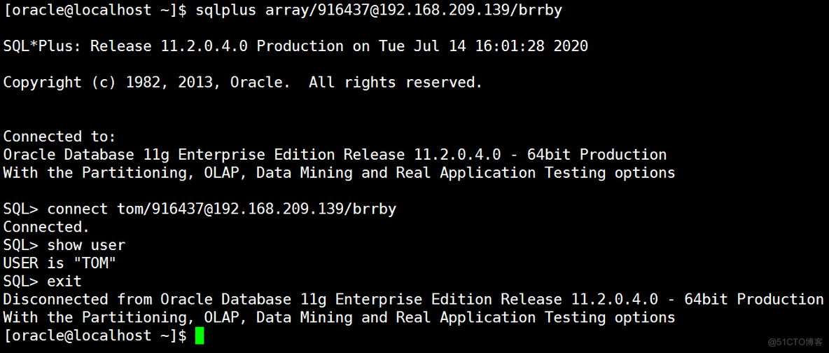 sqlplus