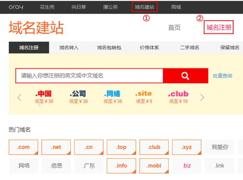 没有域名主机名填什么