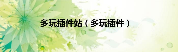多玩插件