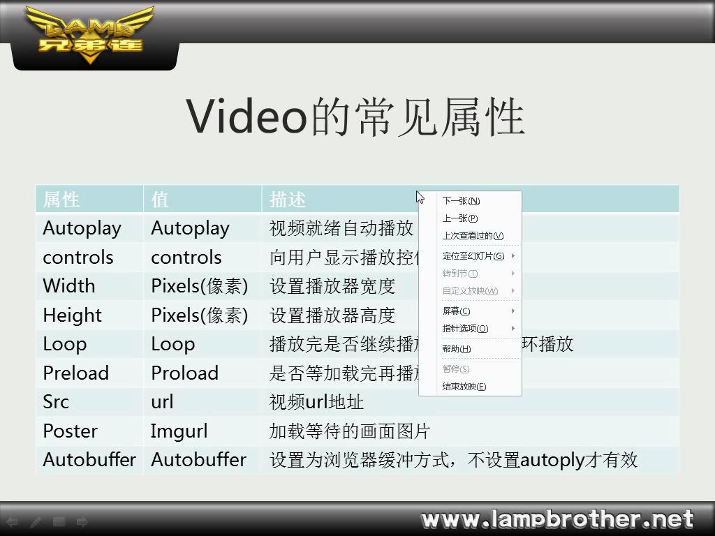 video标签