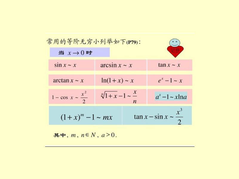 高阶无穷小的定义