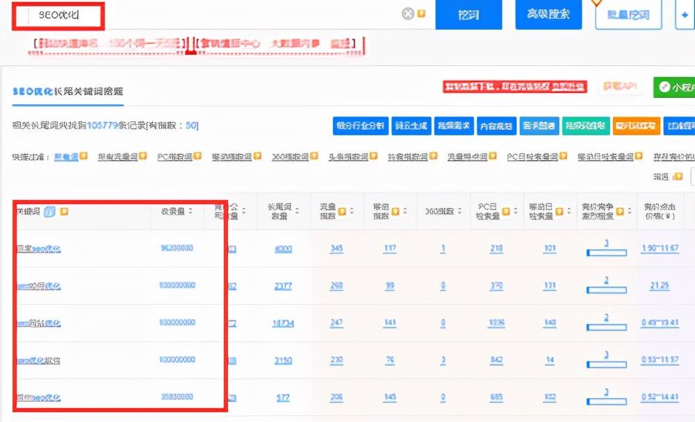 关键词排名查询