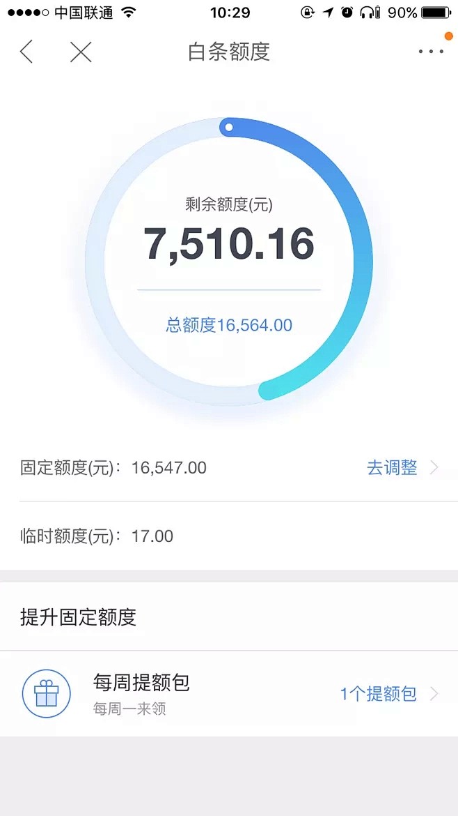 白条额度