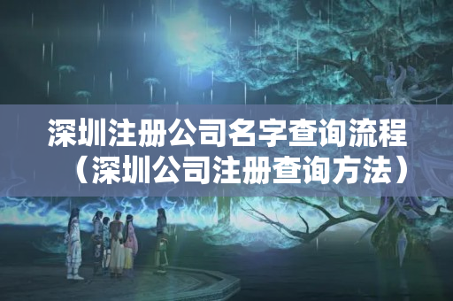 注册公司名字查询