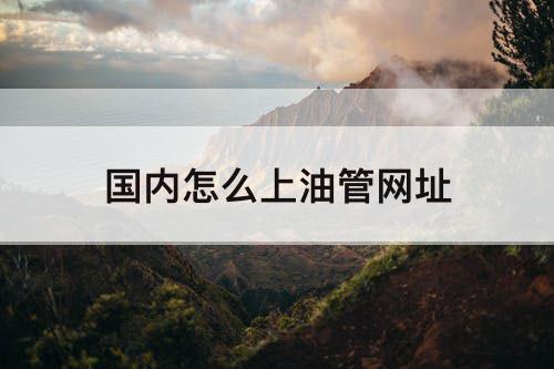 国内怎么上油管