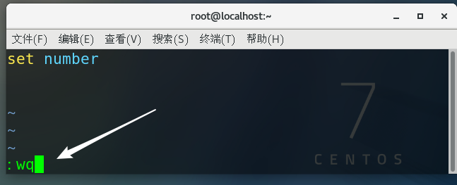vi显示行号