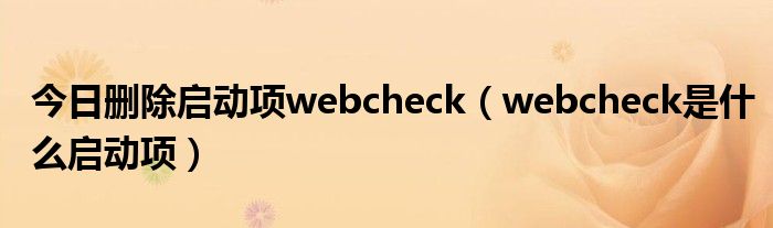 webcheck