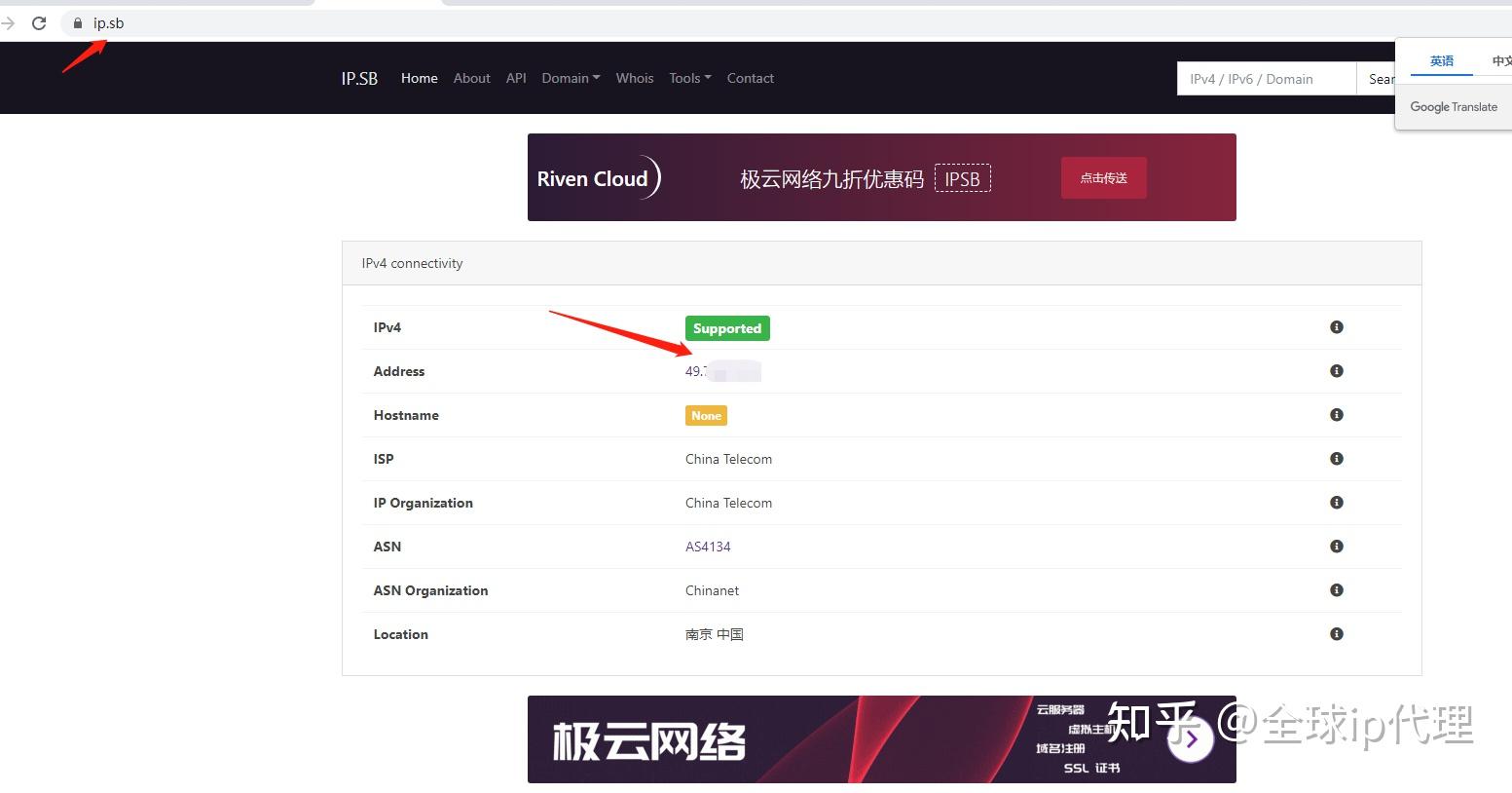 出口ip查询