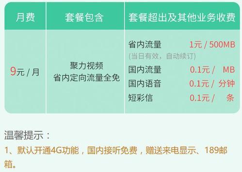 8元月租卡