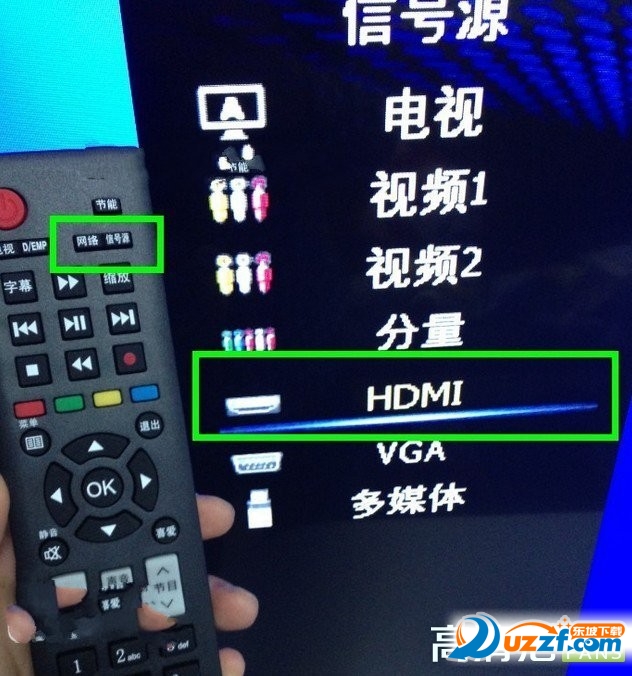 显示器切换信号源