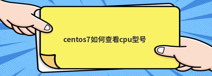 查看cpu型号