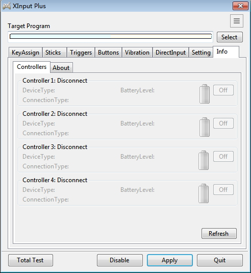 xinput