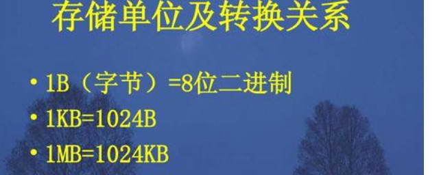 一字节是多少kb