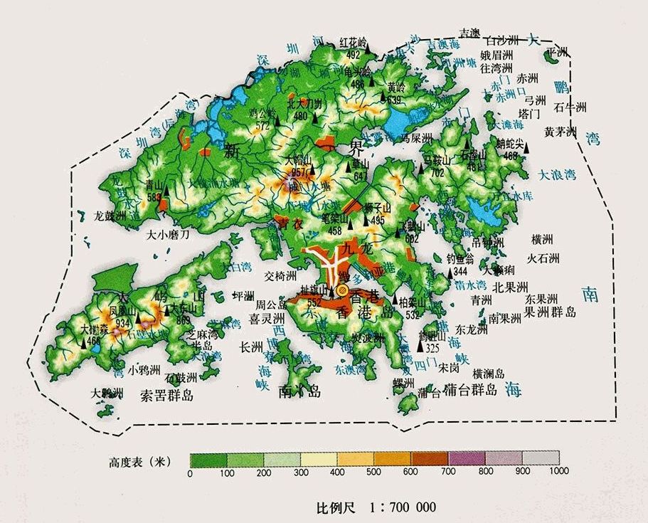 香港地理位置