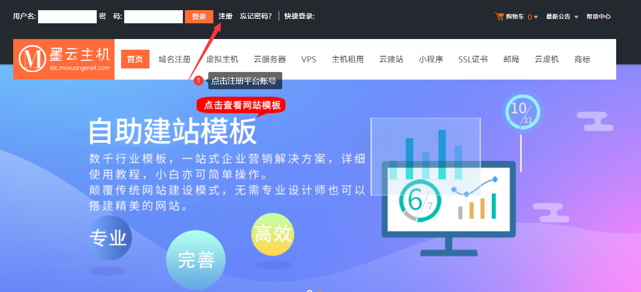 怎么开网站