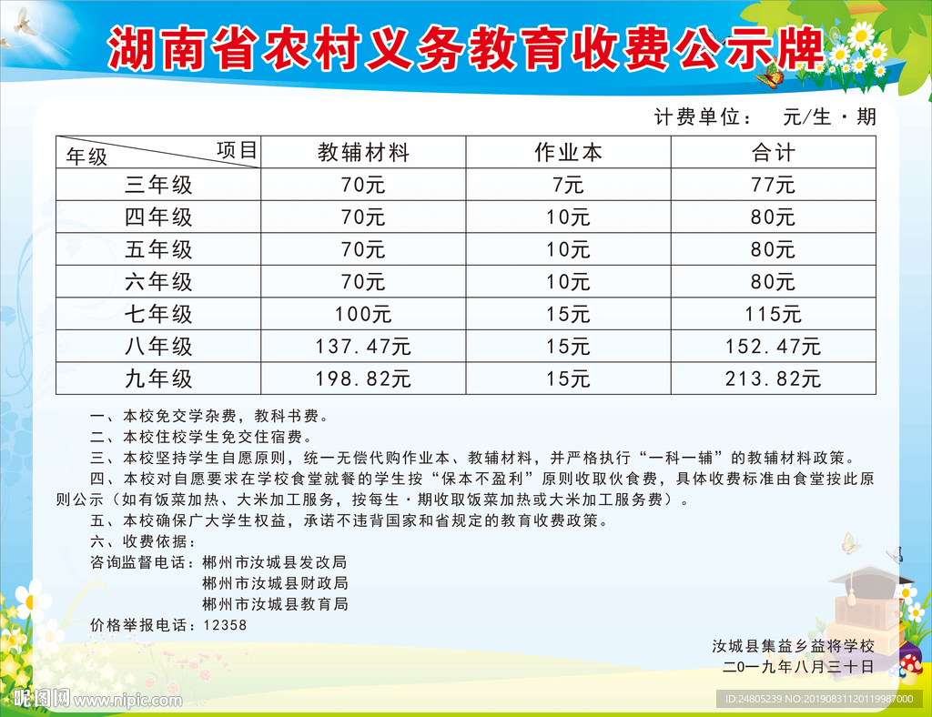 民办教育收费备案流程