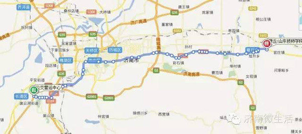 济南到章丘