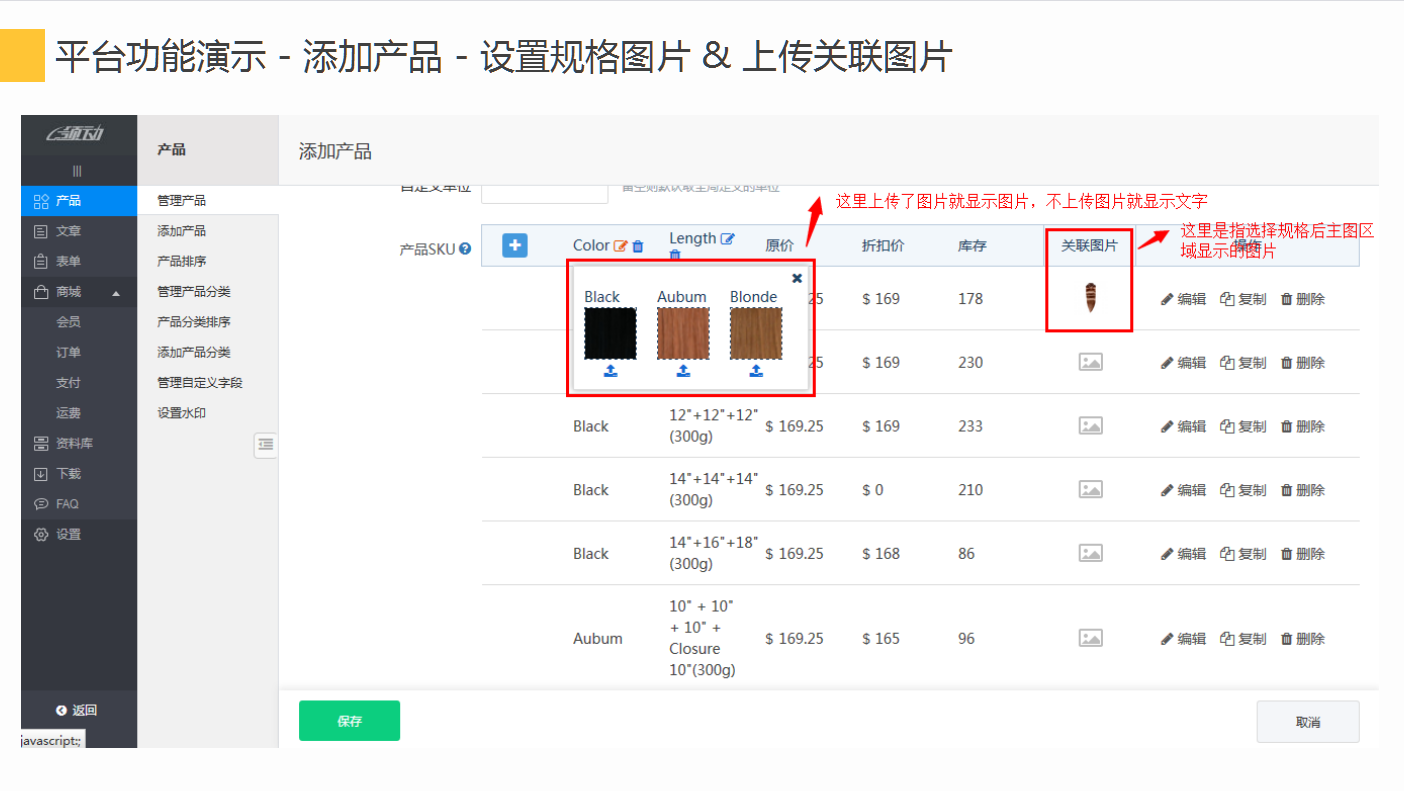 商品sku