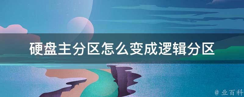 主分区