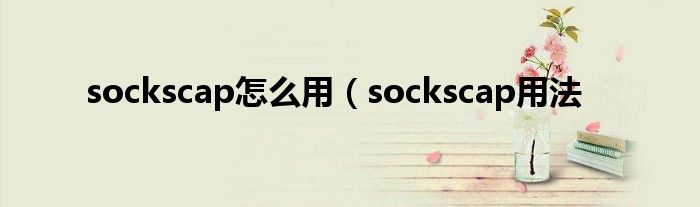 sockscap