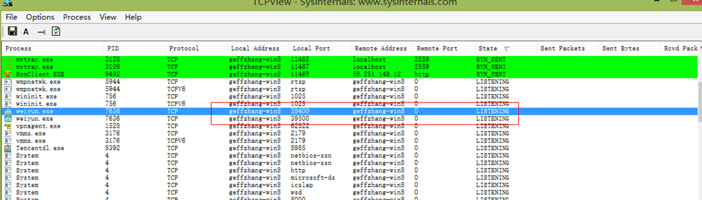 tcpview
