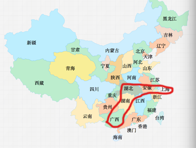 广西离广东有多远