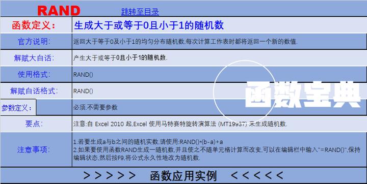 rand函数