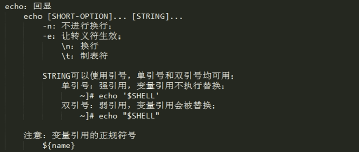 echo命令