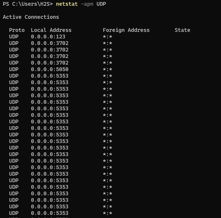 netstat