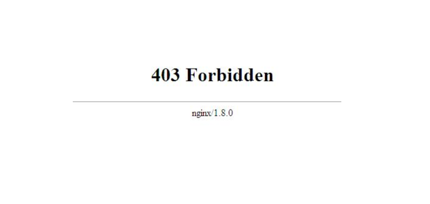 网页403