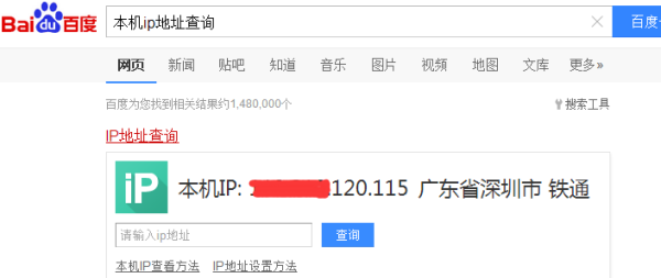本机公网ip