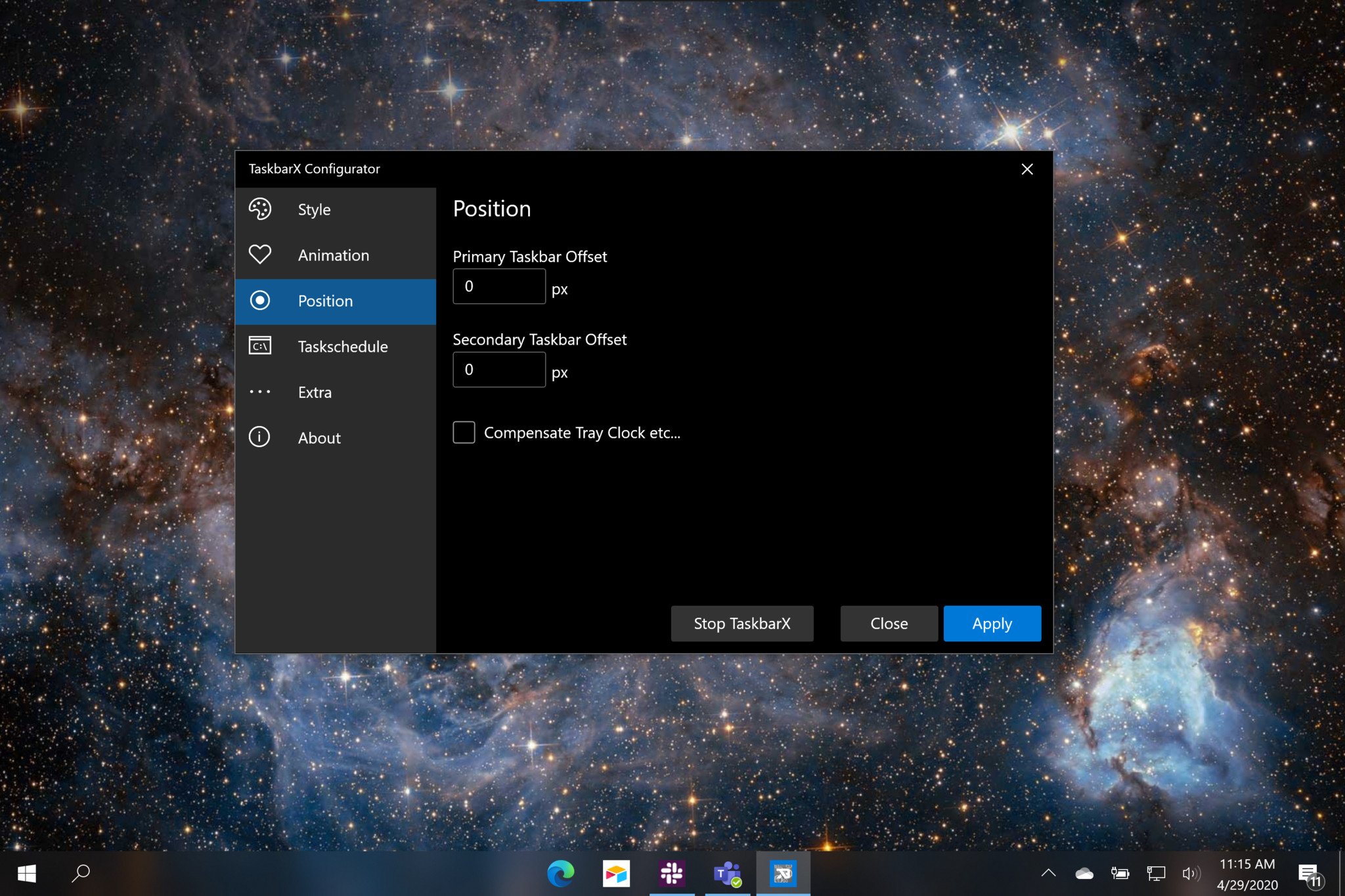 Taskbar