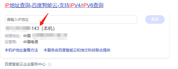 公网ip地址查询