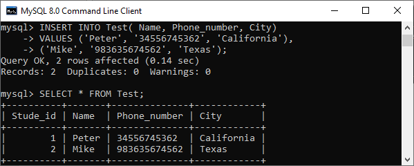 mysql删除列