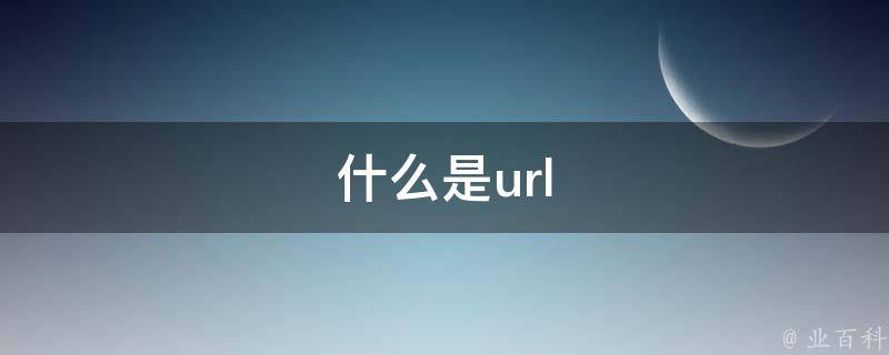 url是什么