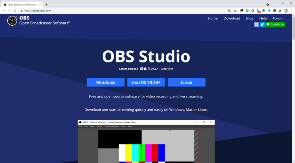 obs录屏